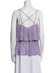 Elie Saab V-Neck Sleeveless Blouse