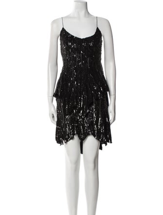 Elie Saab Silk Sequin Embellishments Skirt Set