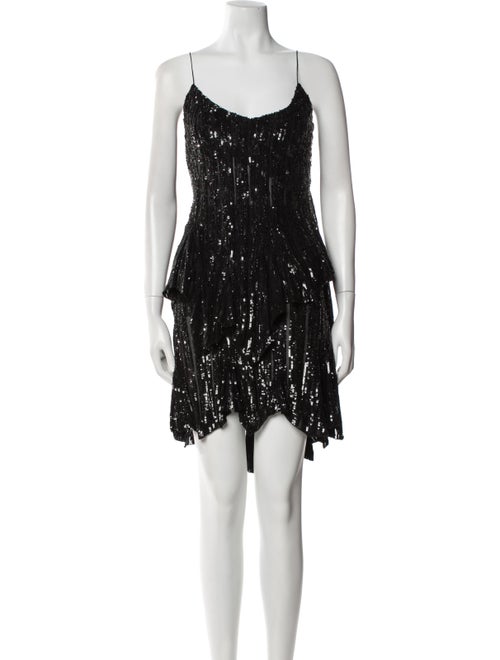 Elie Saab Silk Sequin Embellishments Skirt Set