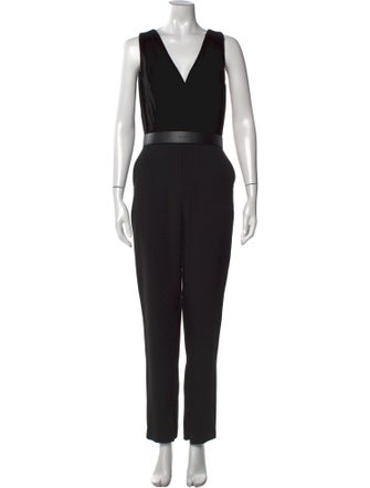 Elie Saab V-Neck Jumpsuit