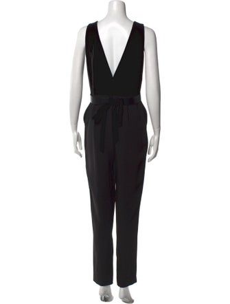Elie Saab V-Neck Jumpsuit