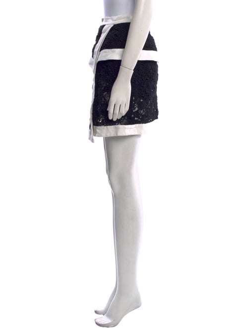 Elie Saab Colorblock Pattern Knee-Length Skirt