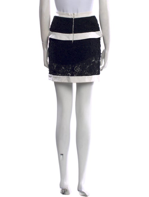 Elie Saab Colorblock Pattern Knee-Length Skirt