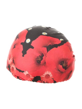 Elie Saab Pattern Print Scarf Hat