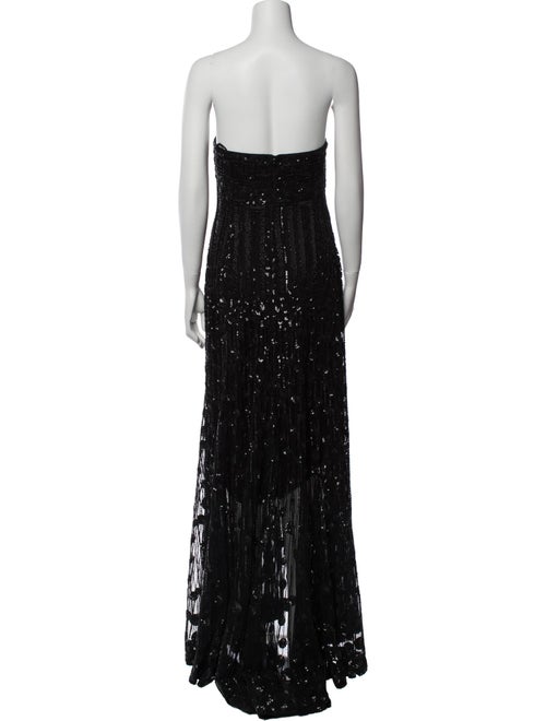 Elie Saab Strapless Long Dress