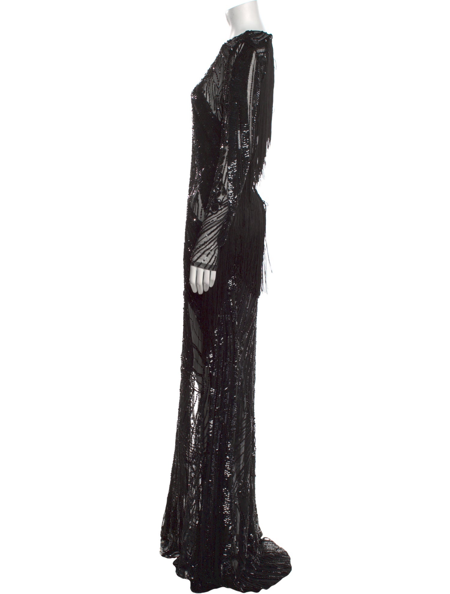 Elie Saab Silk Long Dress