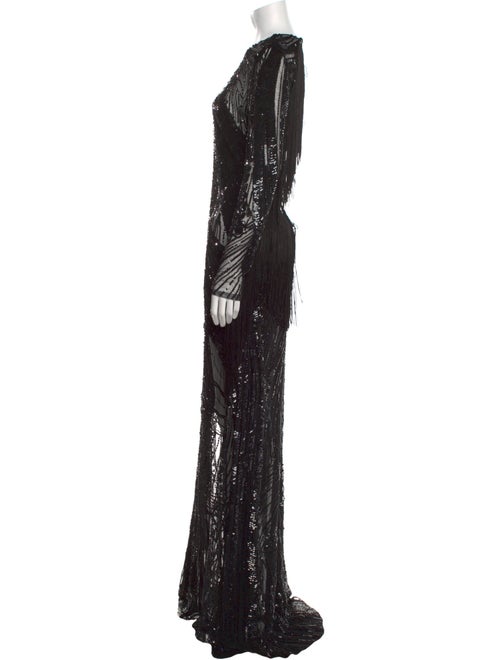 Elie Saab Silk Long Dress