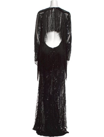 Elie Saab Silk Long Dress