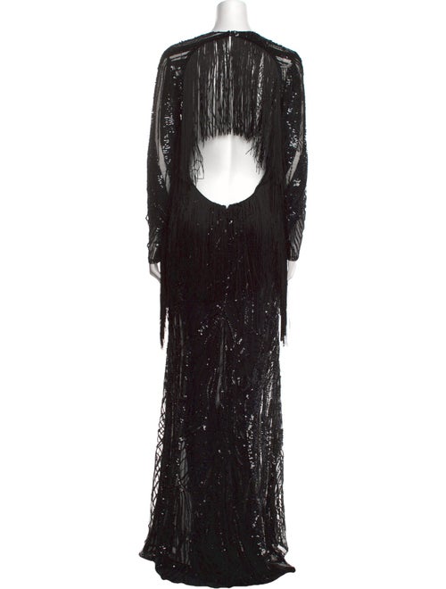 Elie Saab Silk Long Dress