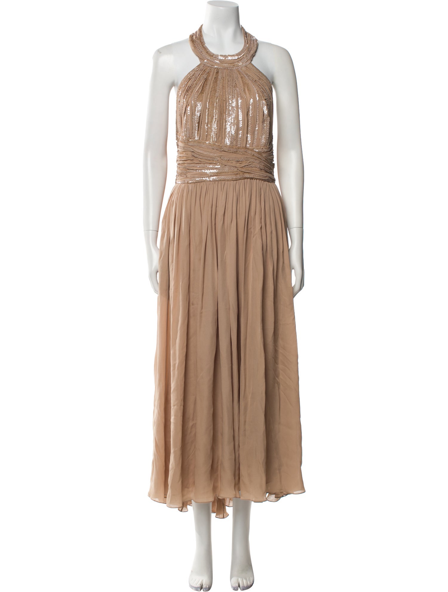 Elie Saab Silk Long Dress