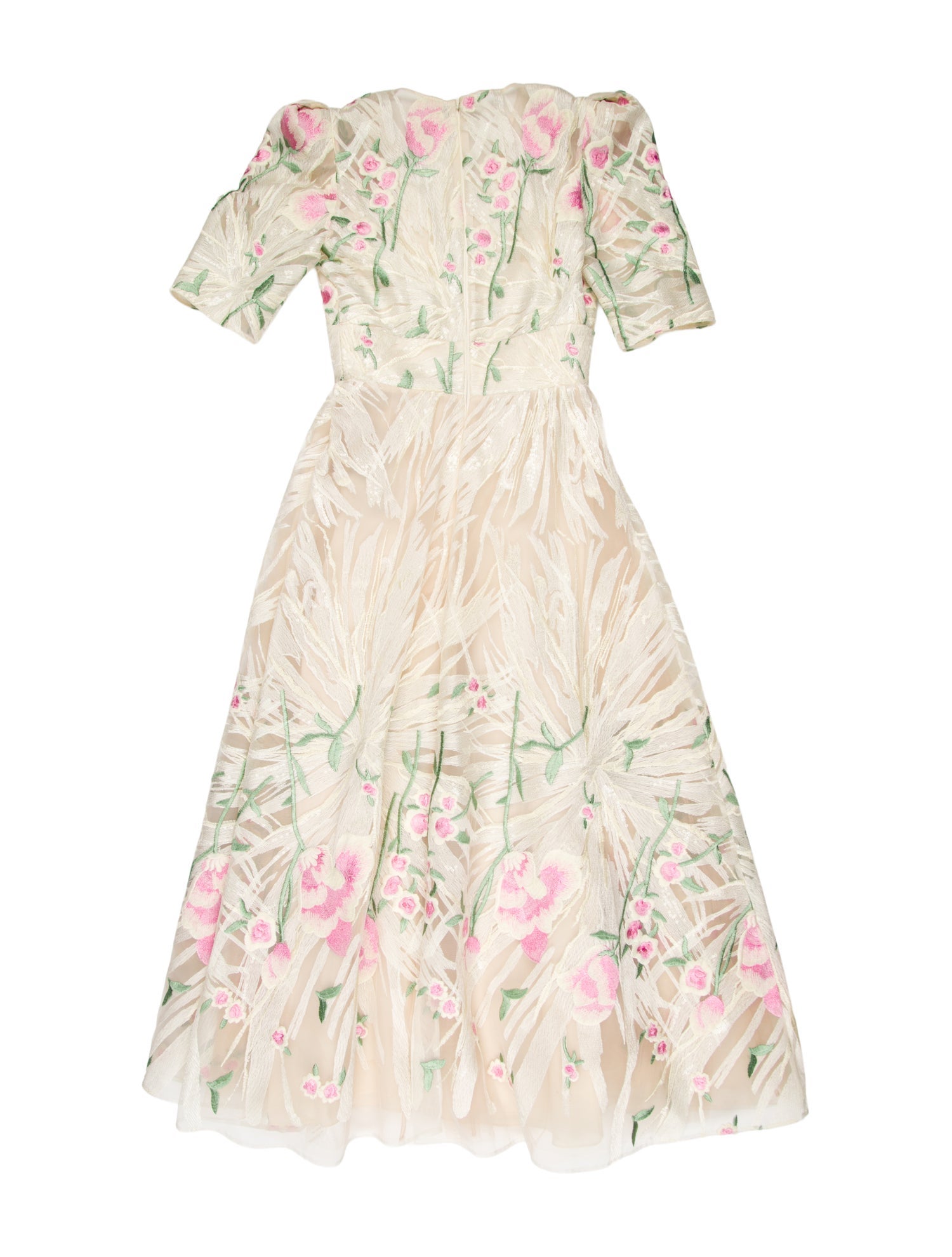 Elie Saab Floral Print Long Dress w/ Tags