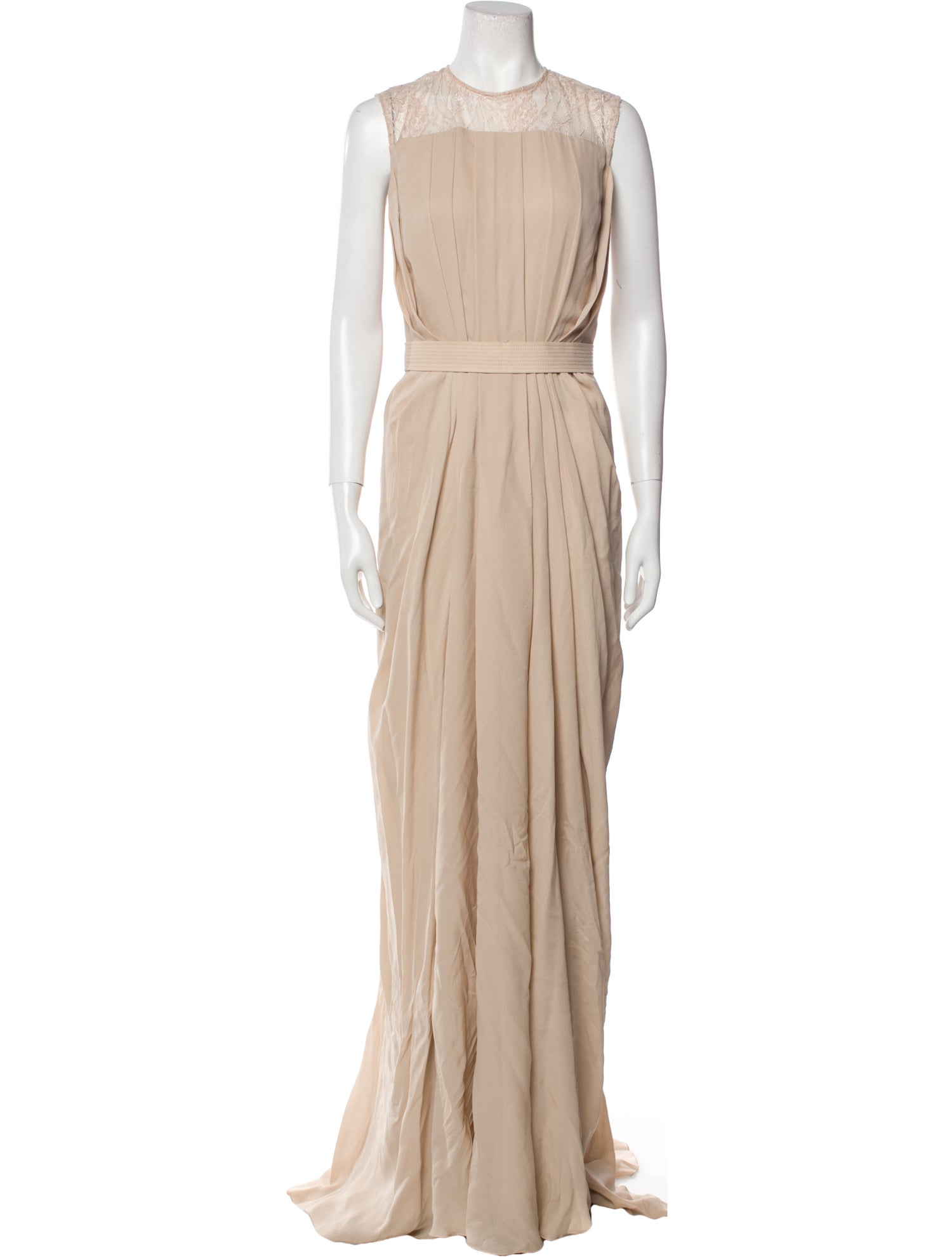 Elie Saab Silk Long Dress