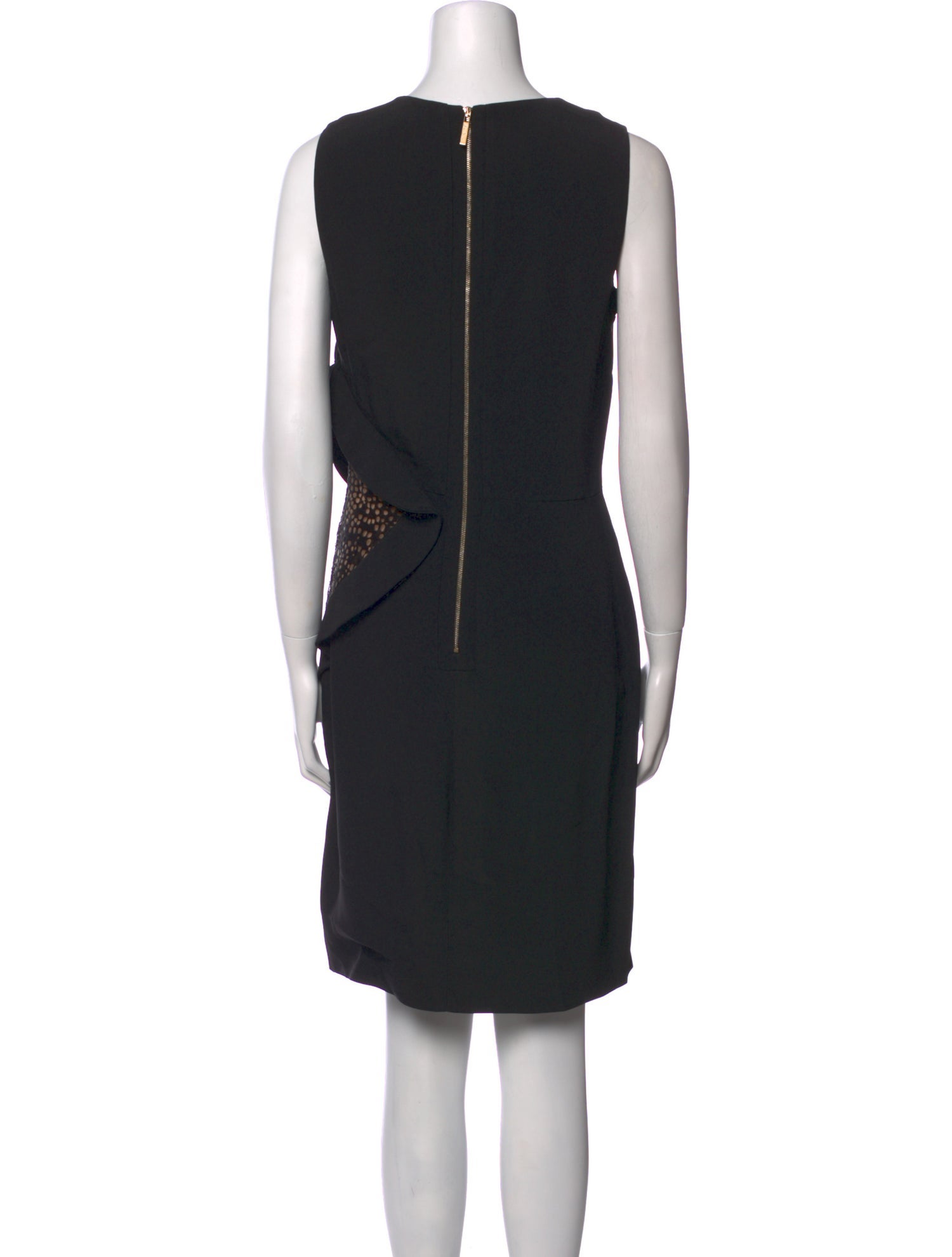 Elie Saab Cowl Neck Knee-Length Dress