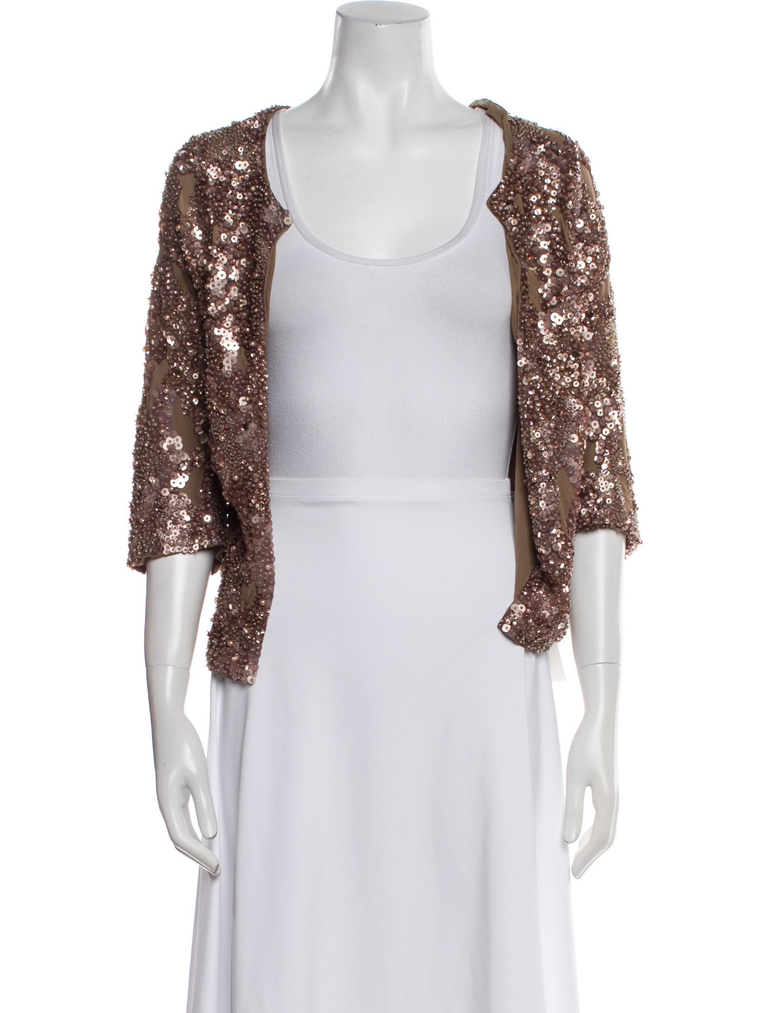 Elie Saab Patterned Bolero w/ Tags