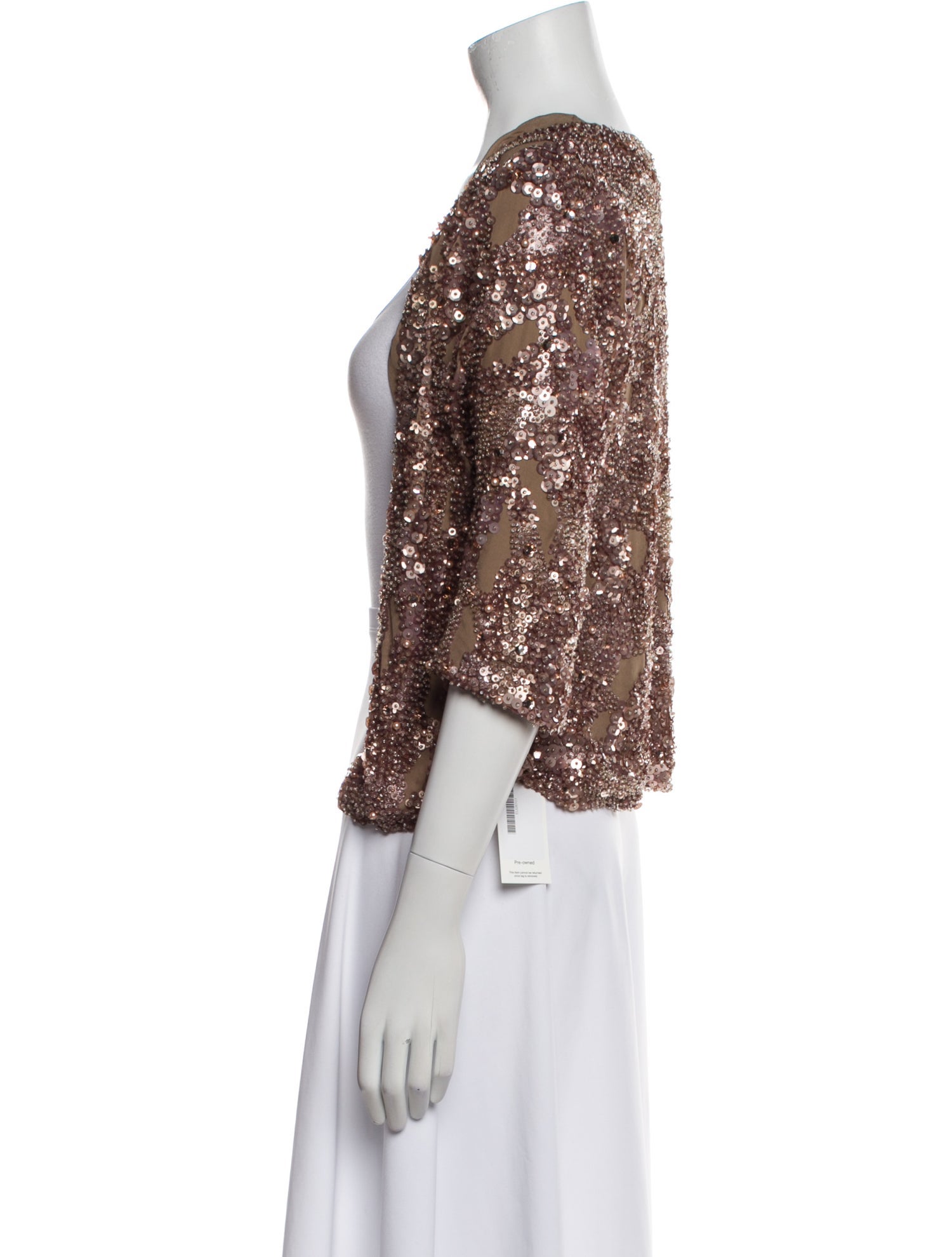 Elie Saab Patterned Bolero w/ Tags