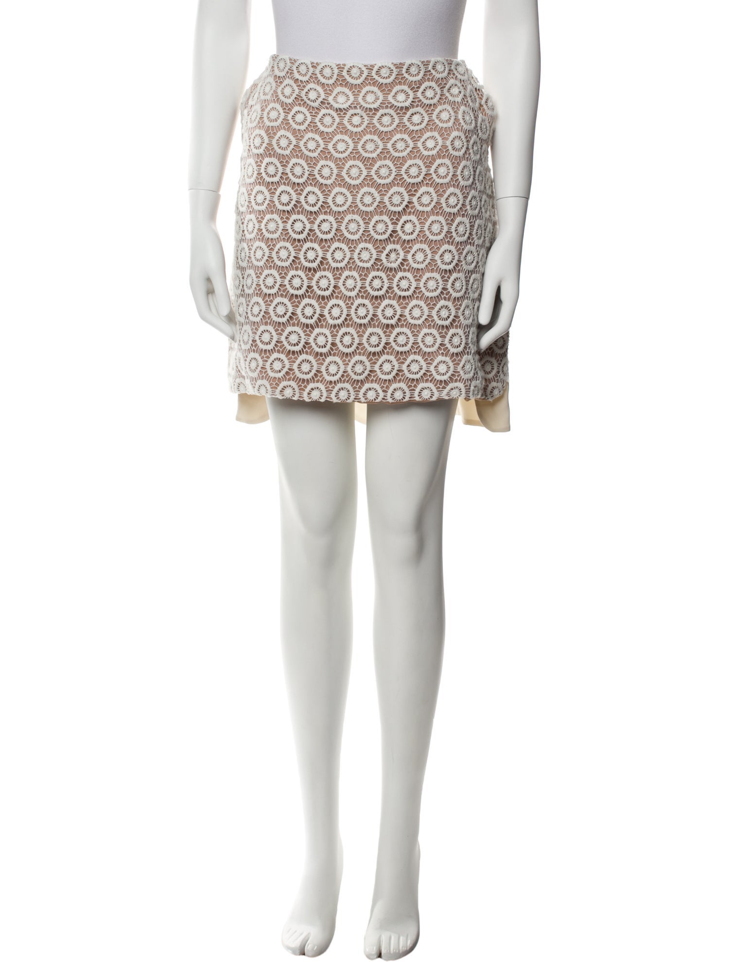 Elie Saab Printed Mini Skirt w/ Tags