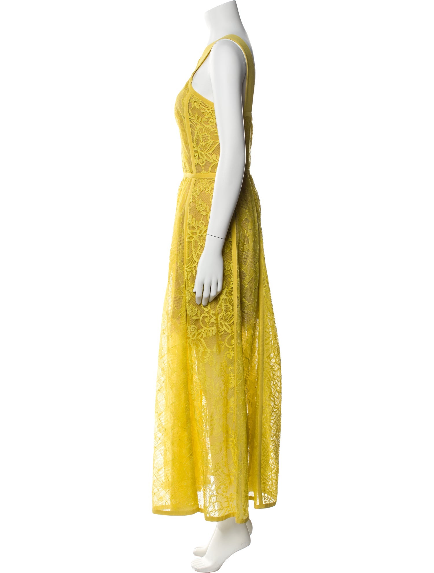 Elie Saab Square Neckline Long Dress w/ Tags