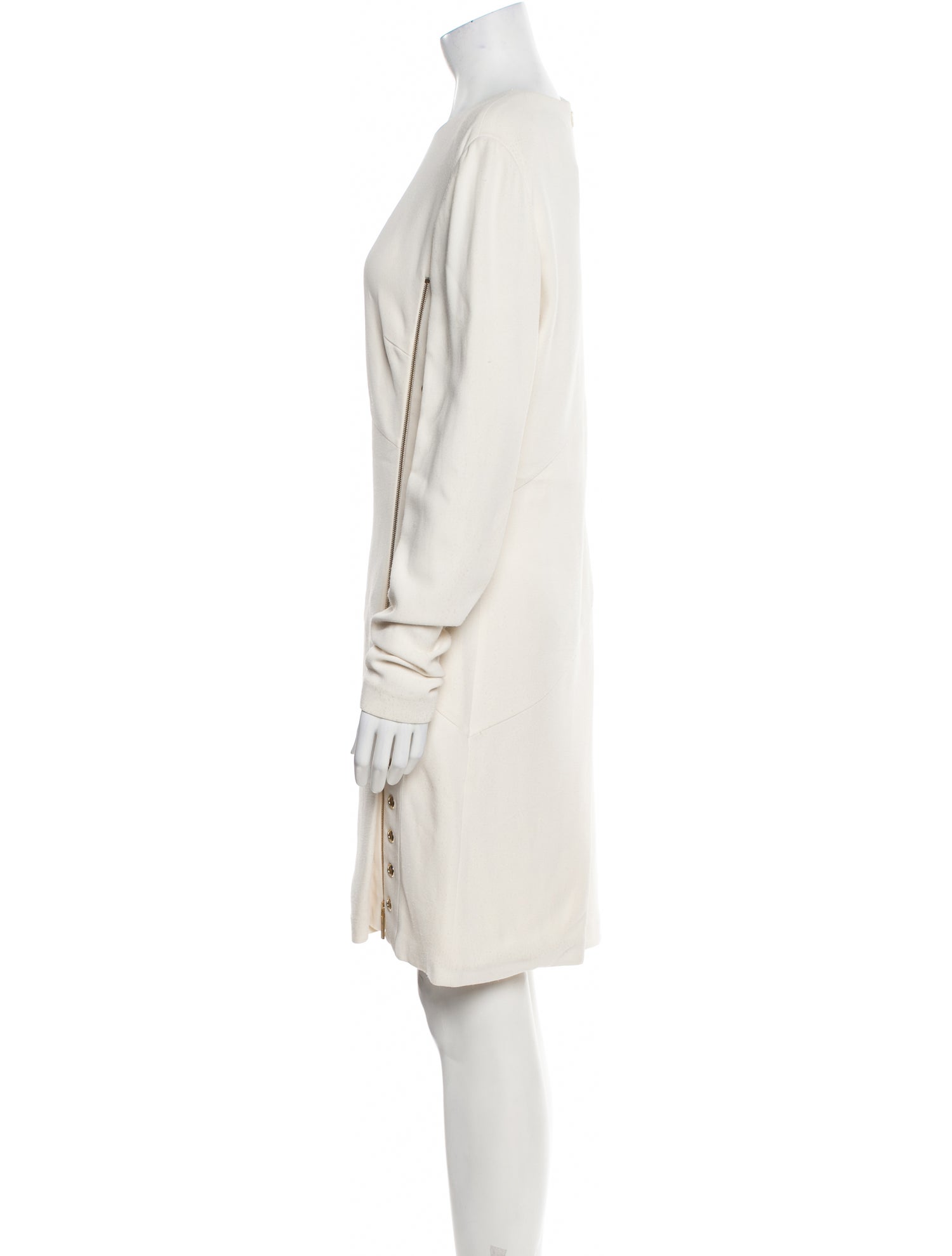 Elie Saab Crew Neck Knee-Length Dress