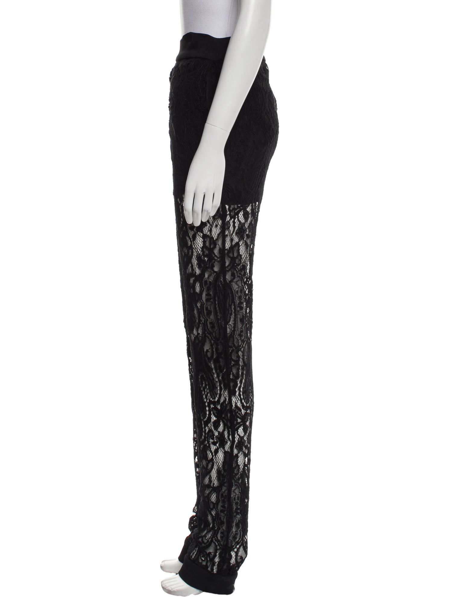 Elie Saab Lace Pattern Skinny Leg Pants