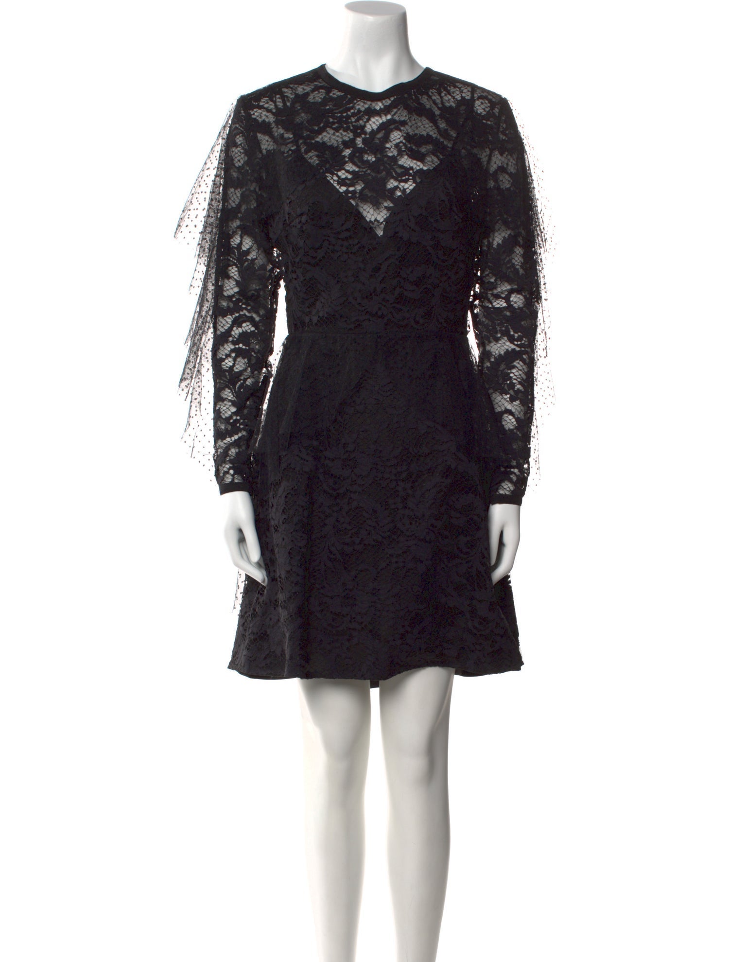 Elie Saab Lace Pattern Knee-Length Dress w/ Tags