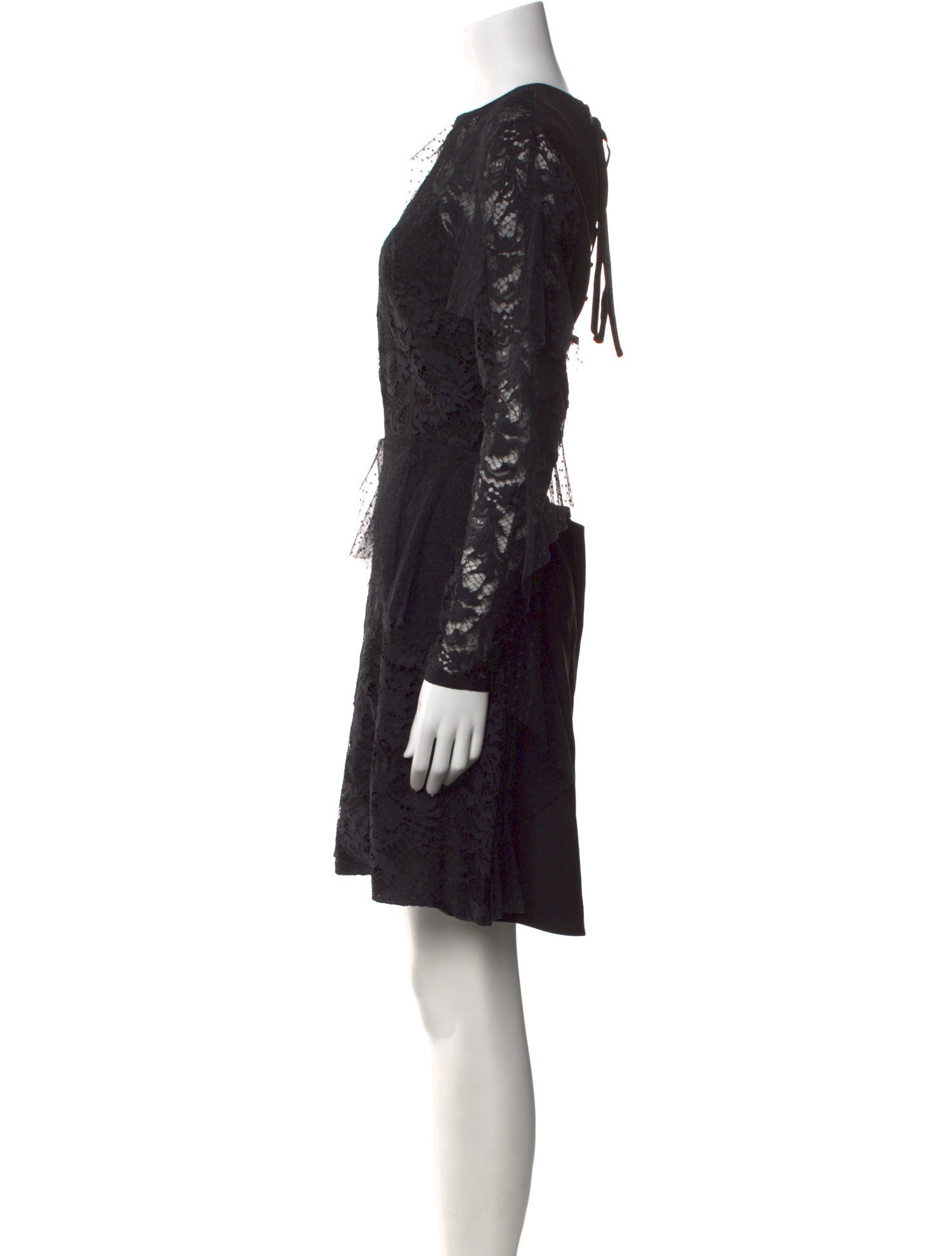 Elie Saab Lace Pattern Knee-Length Dress w/ Tags