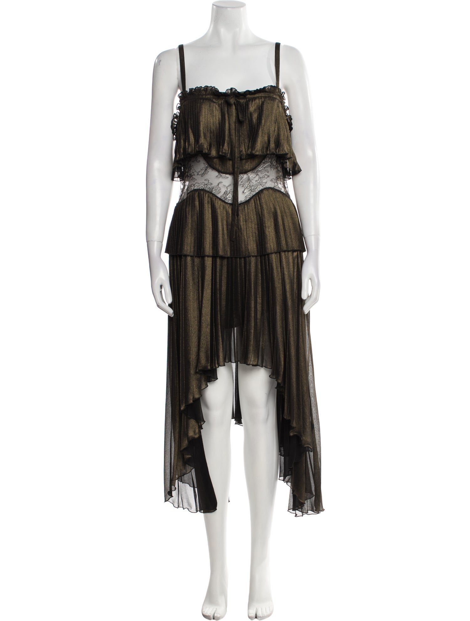 Elie Saab Square Neckline Long Dress