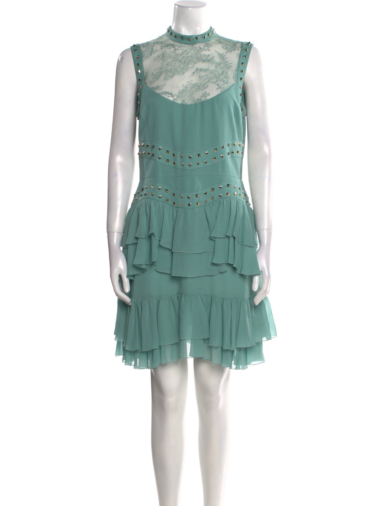 Elie Saab Silk Mini Dress