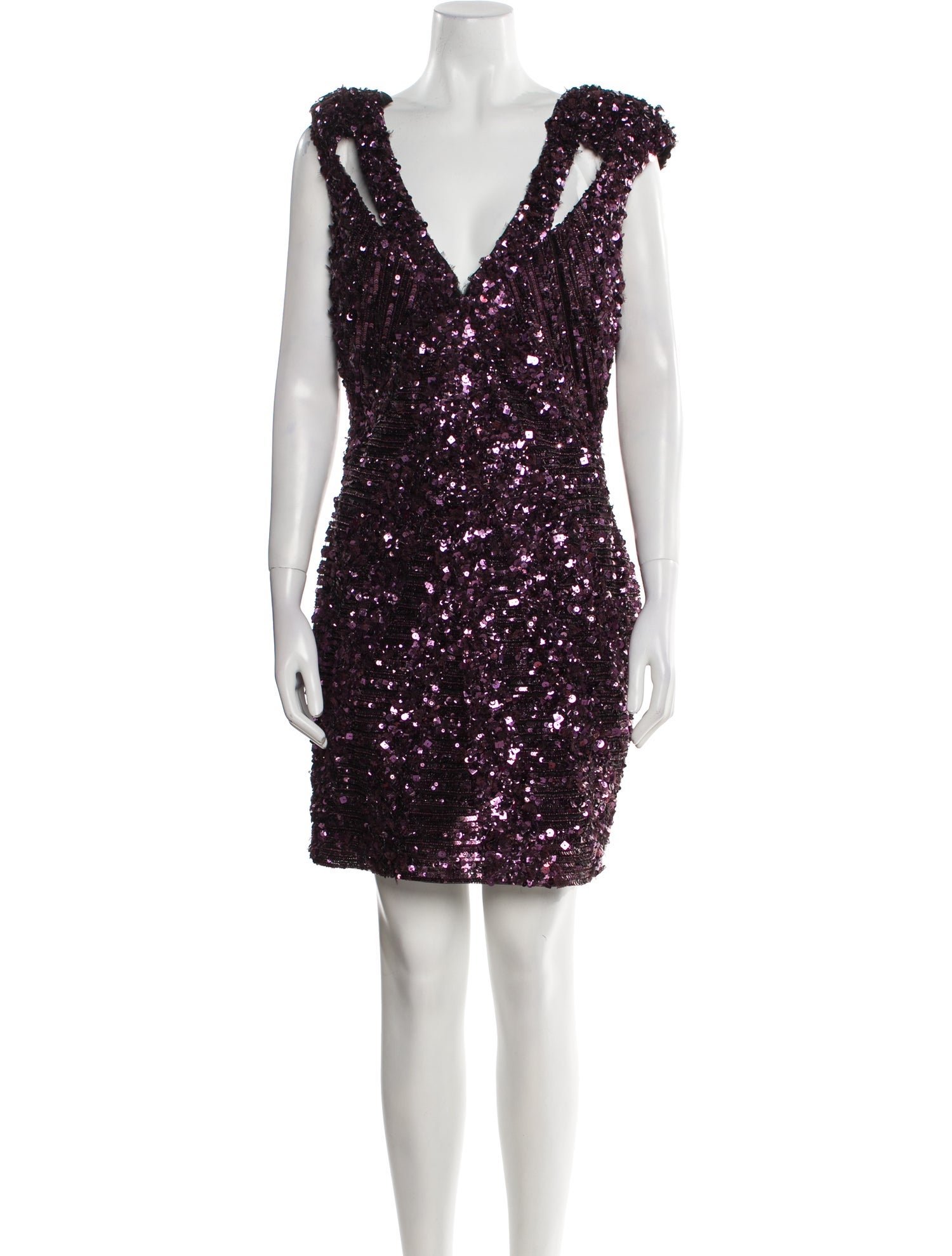 Elie Saab V-Neck Mini Dress