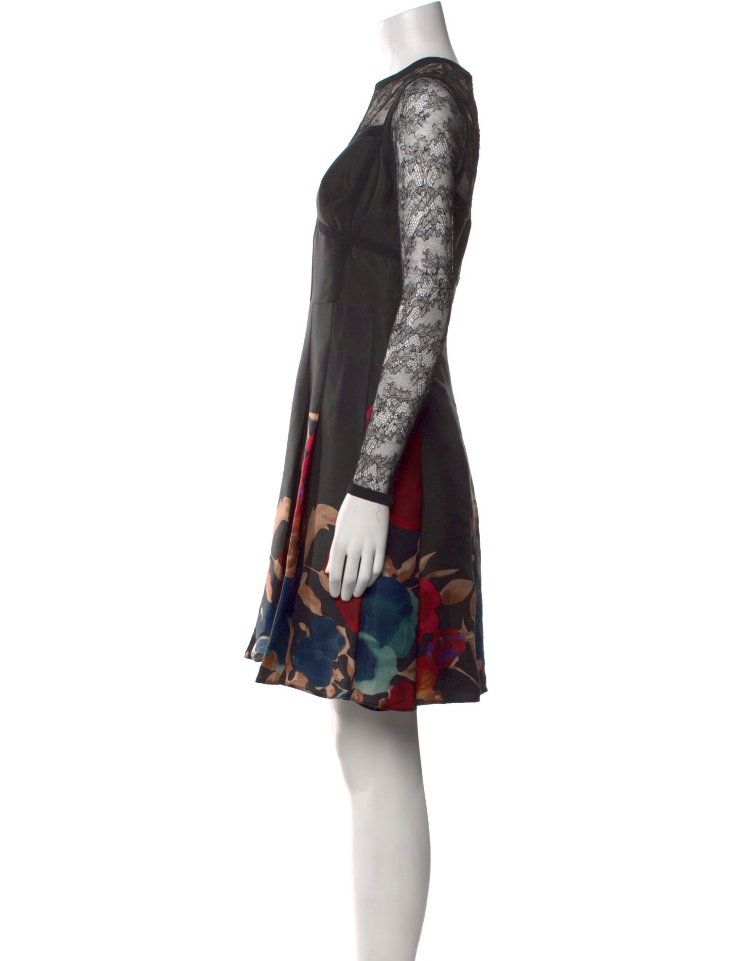 Elie Saab Floral Print Mini Dress w/ Tags