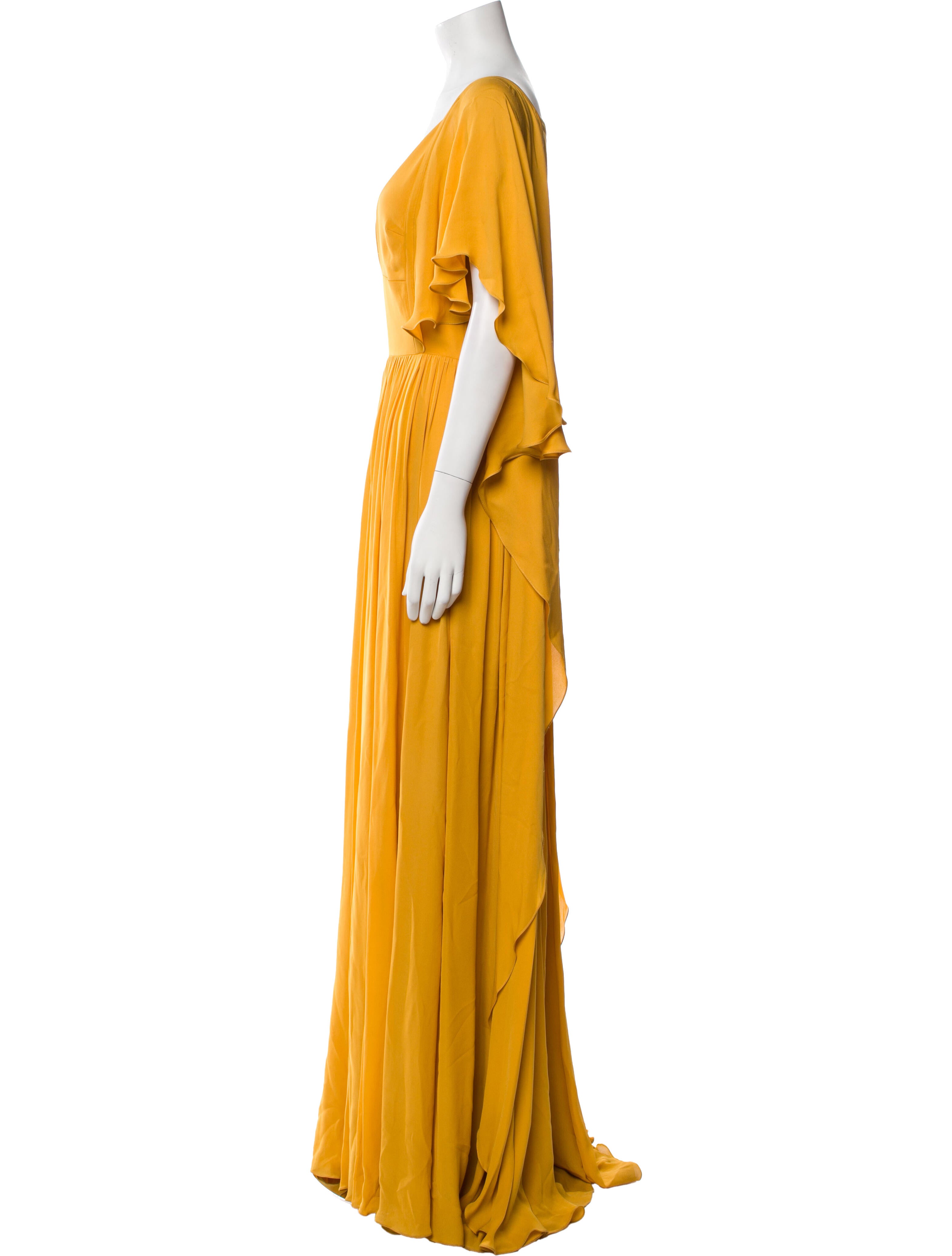 Elie Saab Silk Long Dress