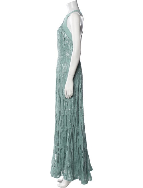 Elie Saab Sequin Long Dress