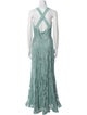 Elie Saab Sequin Long Dress