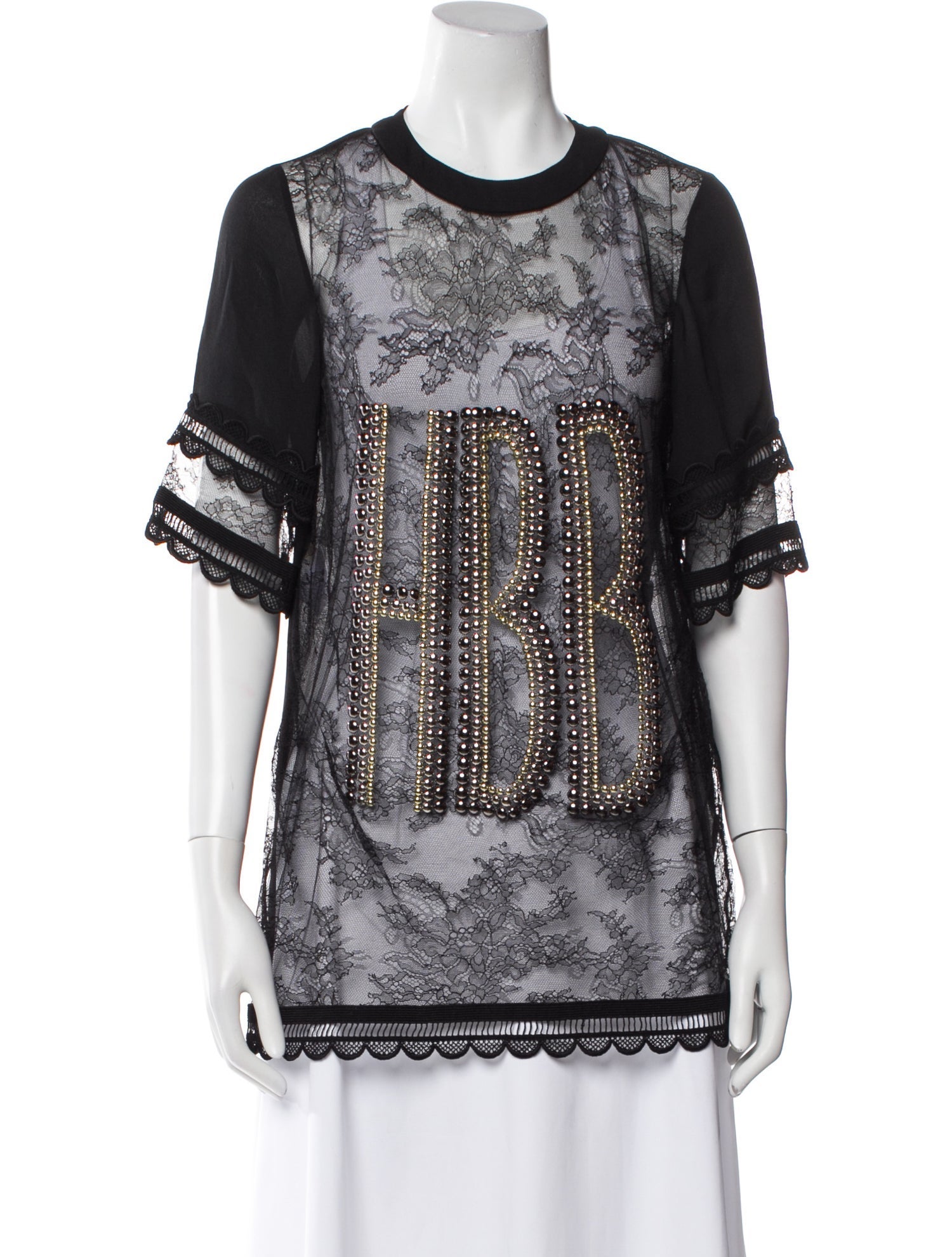 Elie Saab Lace Lace Pattern Tunic w/ Tags