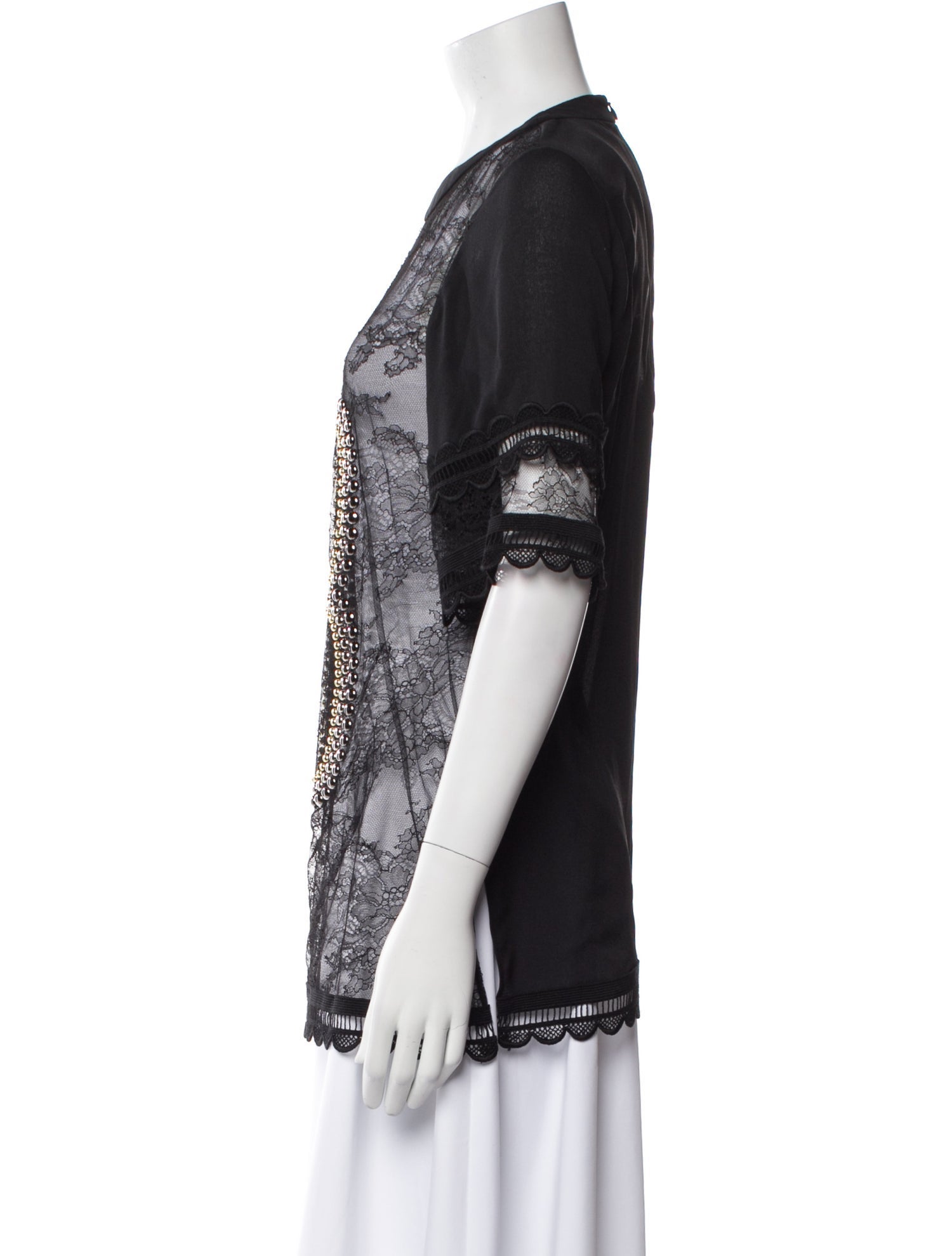 Elie Saab Lace Lace Pattern Tunic w/ Tags