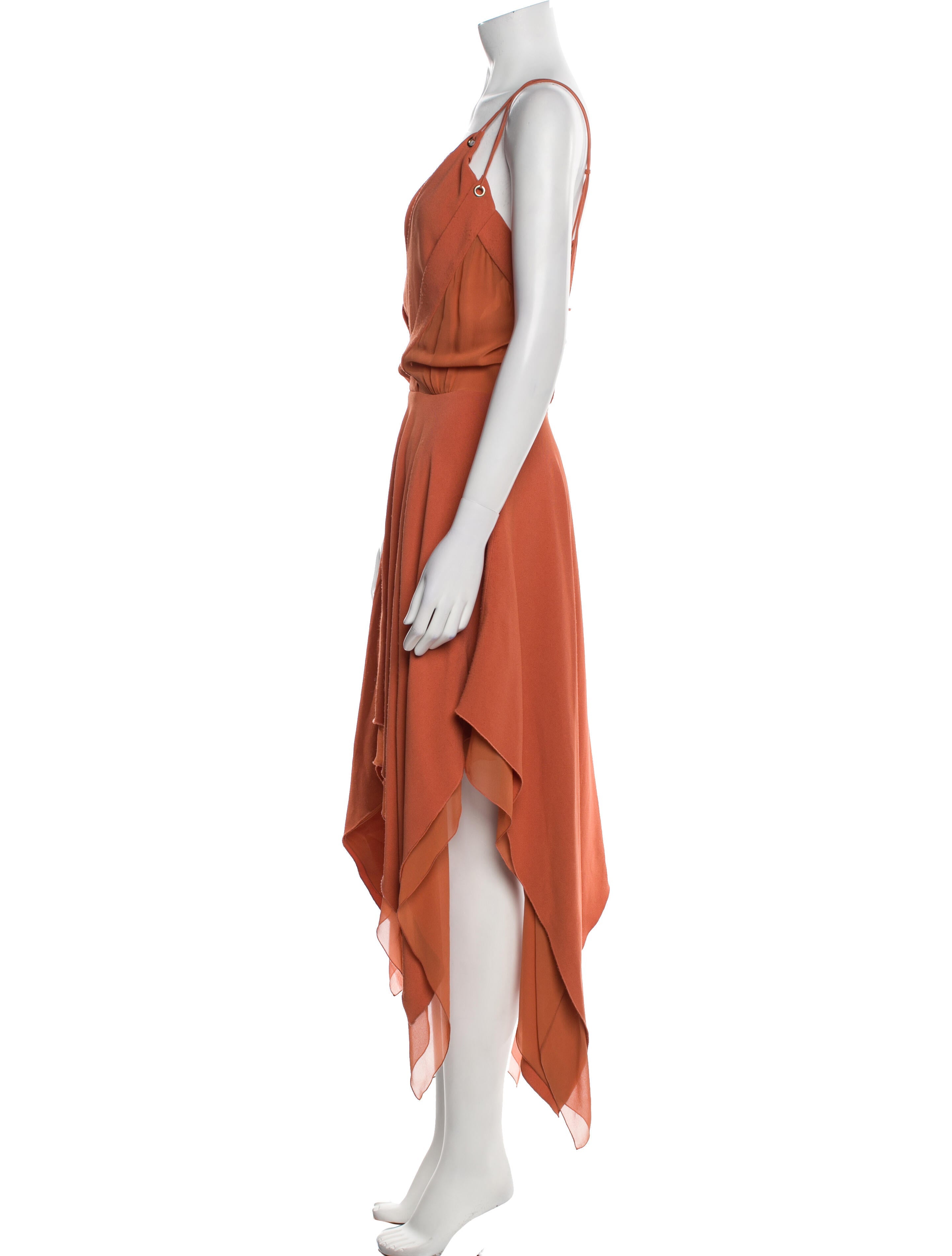 Elie Saab Silk Long Dress