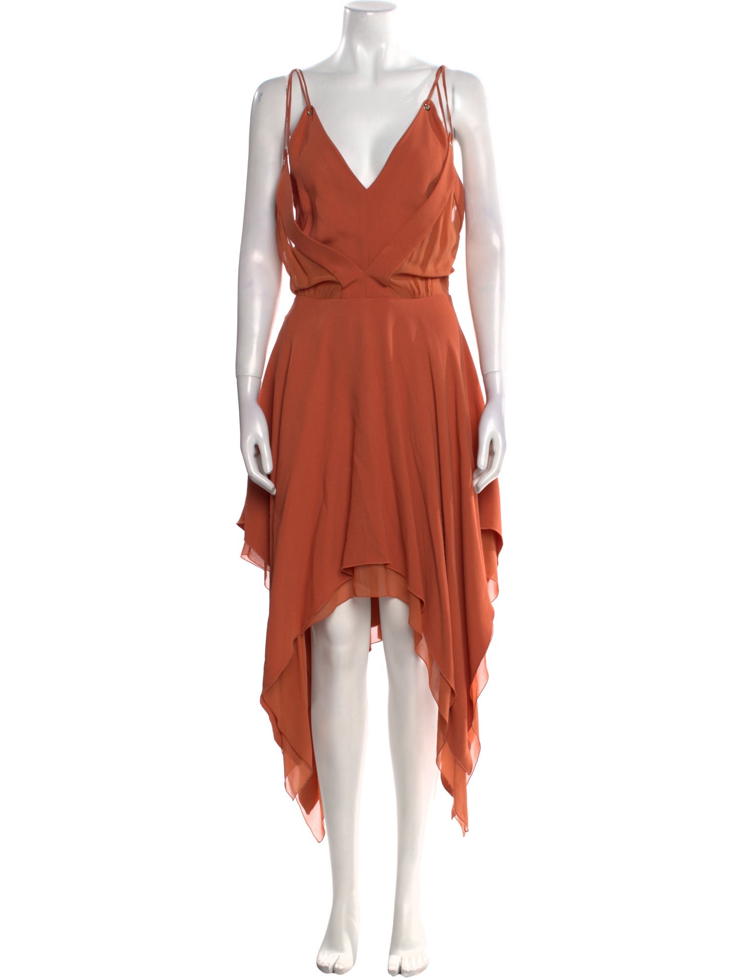 Elie Saab V-Neck Long Dress