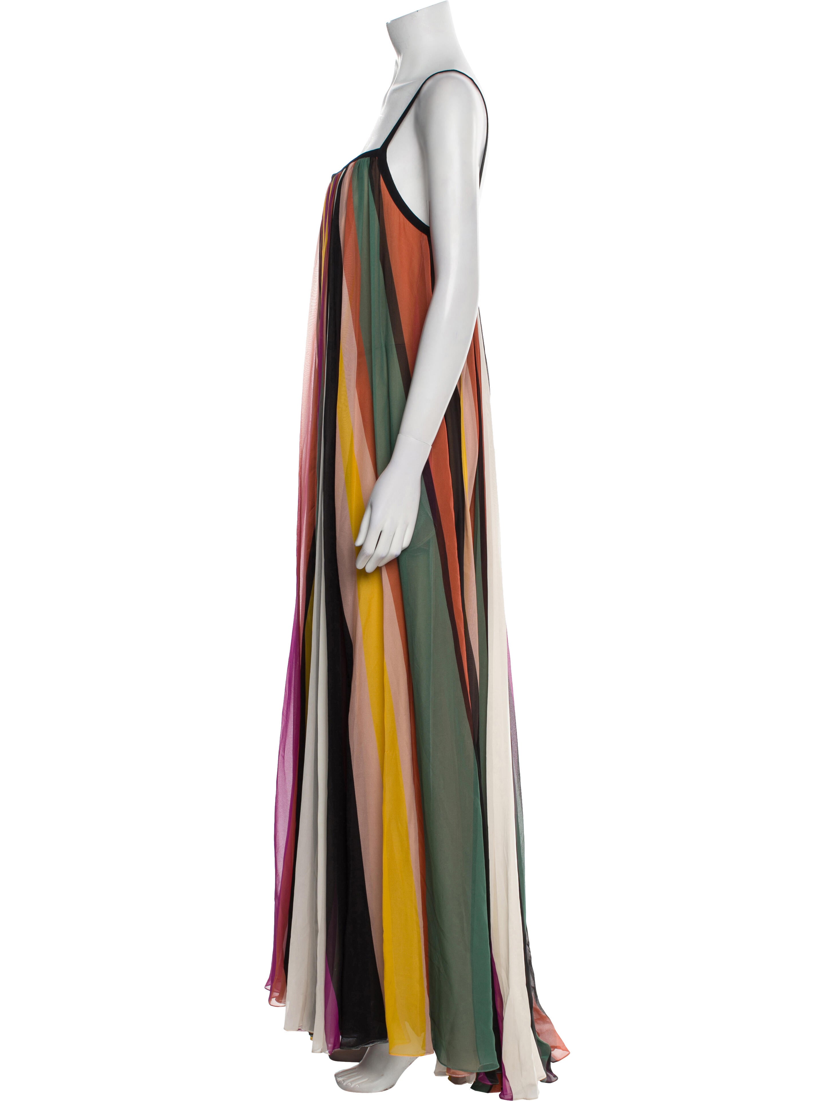 Elie Saab Silk Long Dress