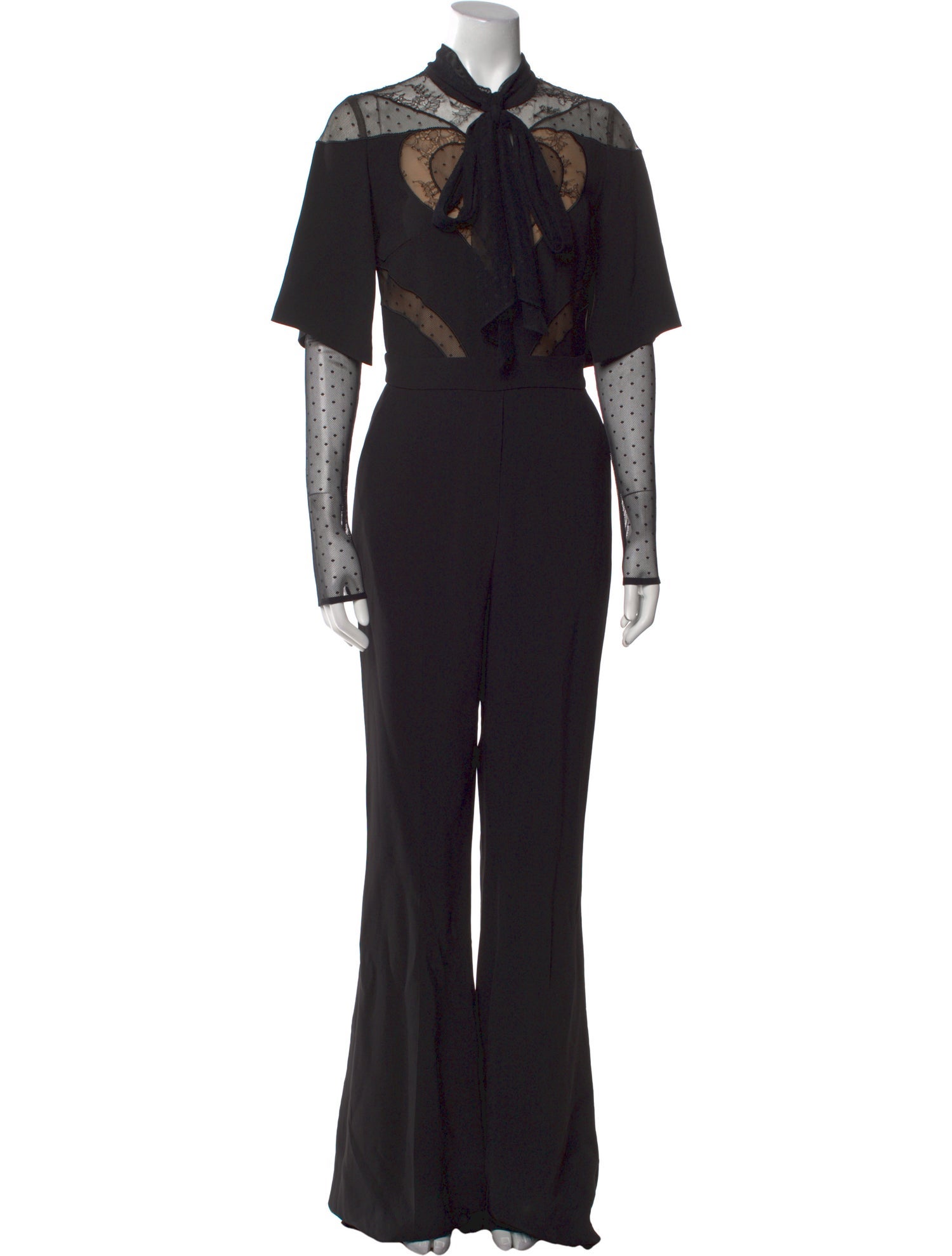 Elie Saab Tie Neck Jumpsuit