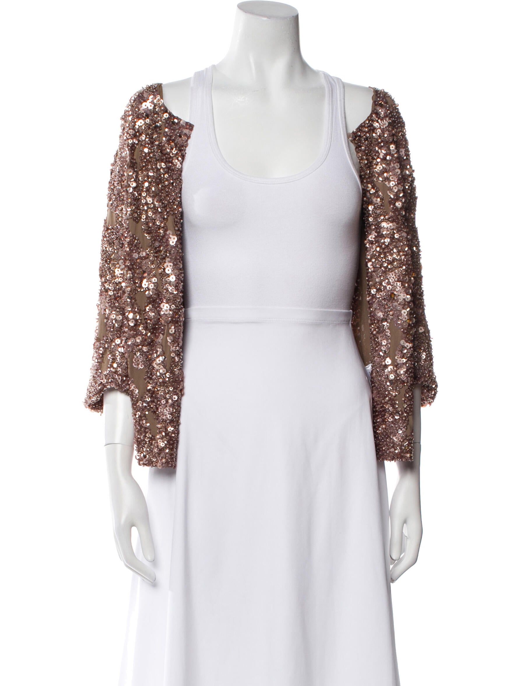 Elie Saab Silk Patterned Bolero