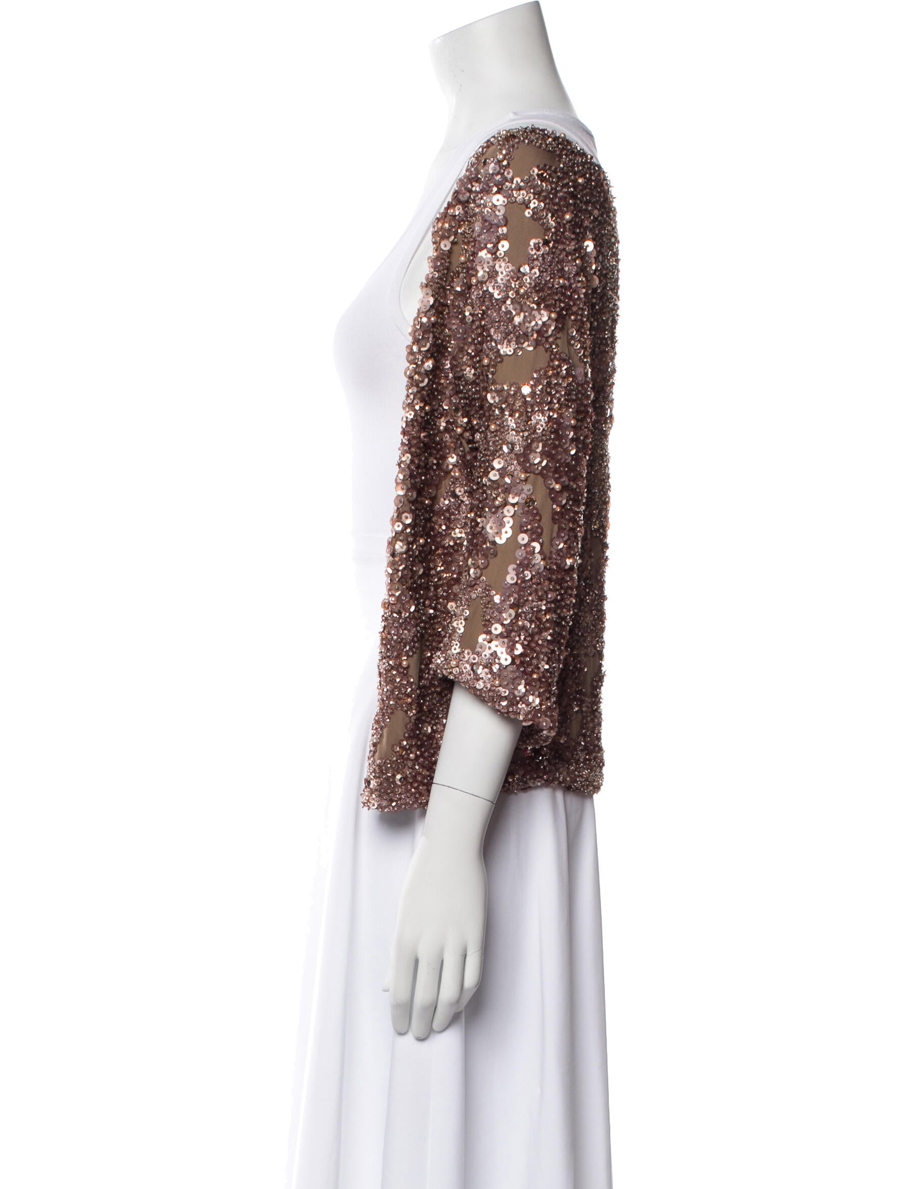 Elie Saab Silk Patterned Bolero