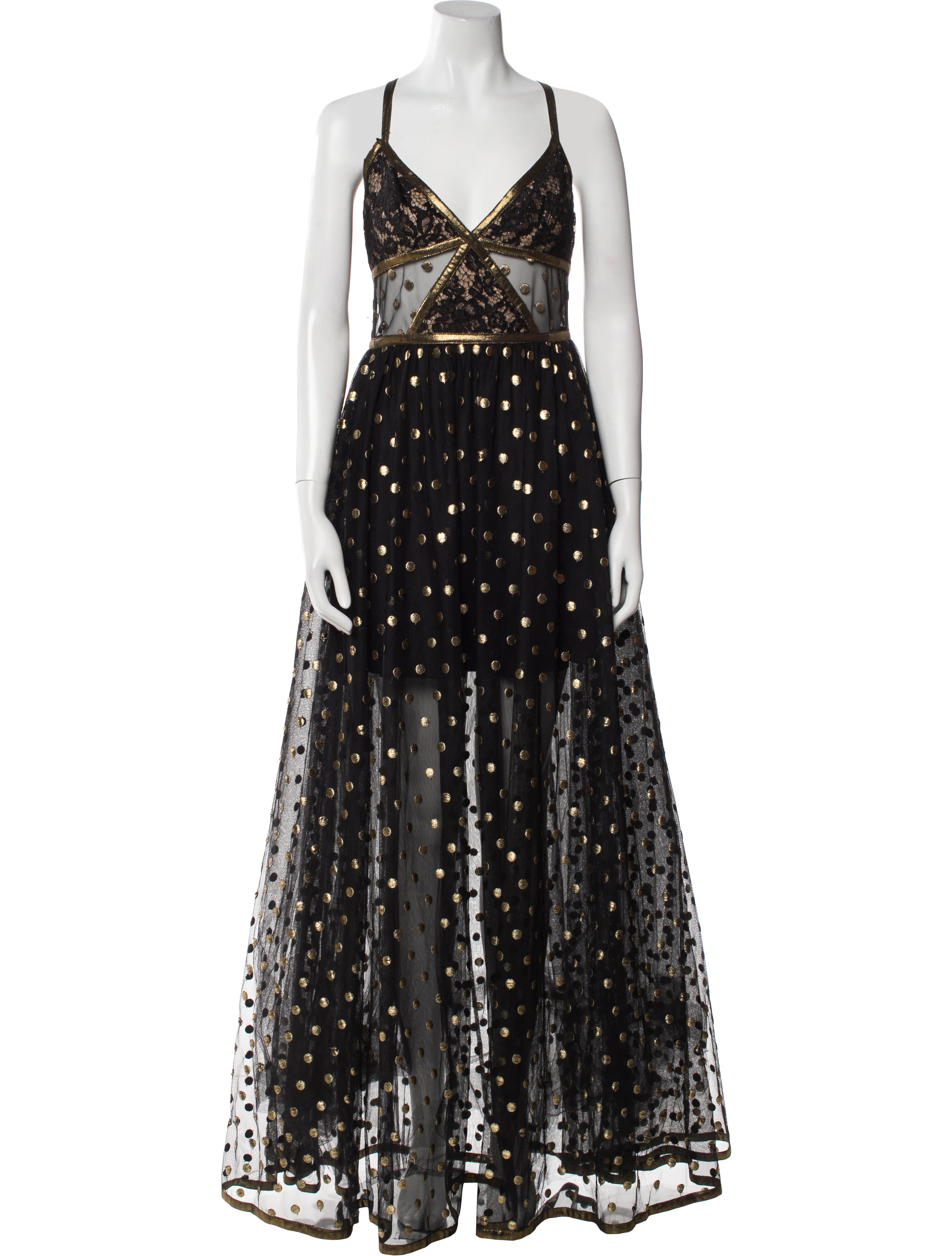 Elie Saab Printed Long Dress