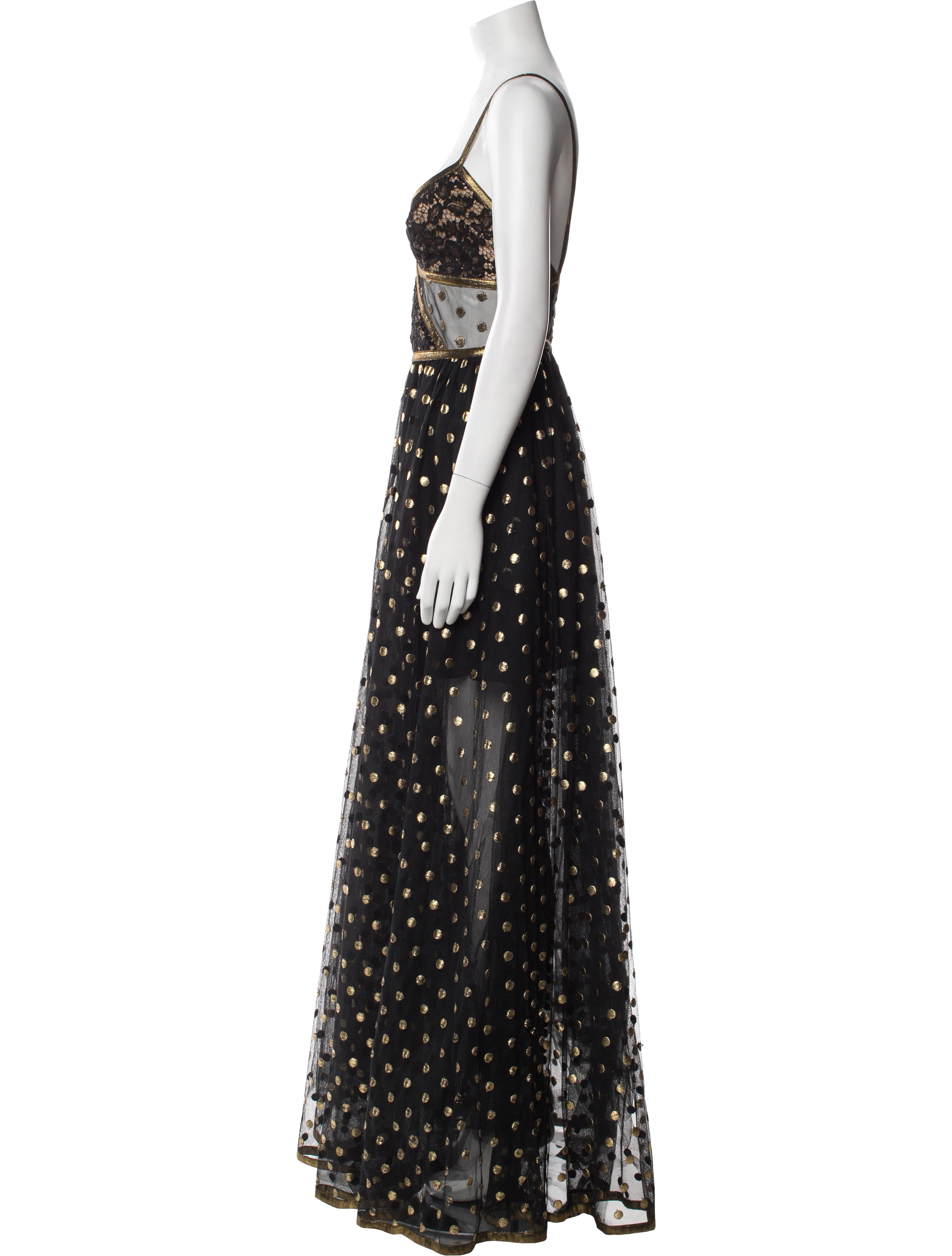 Elie Saab Printed Long Dress