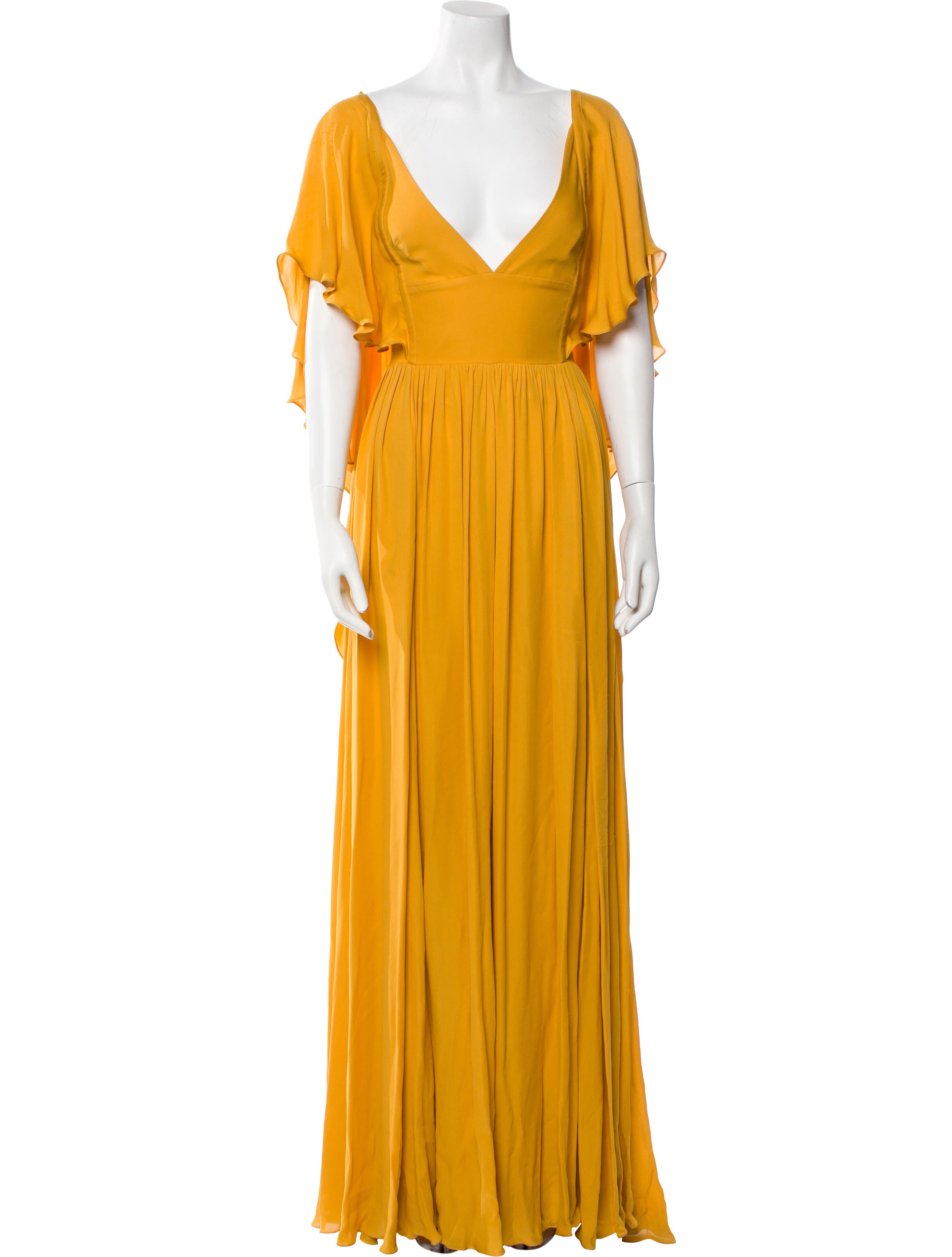 Elie Saab V-Neck Long Dress