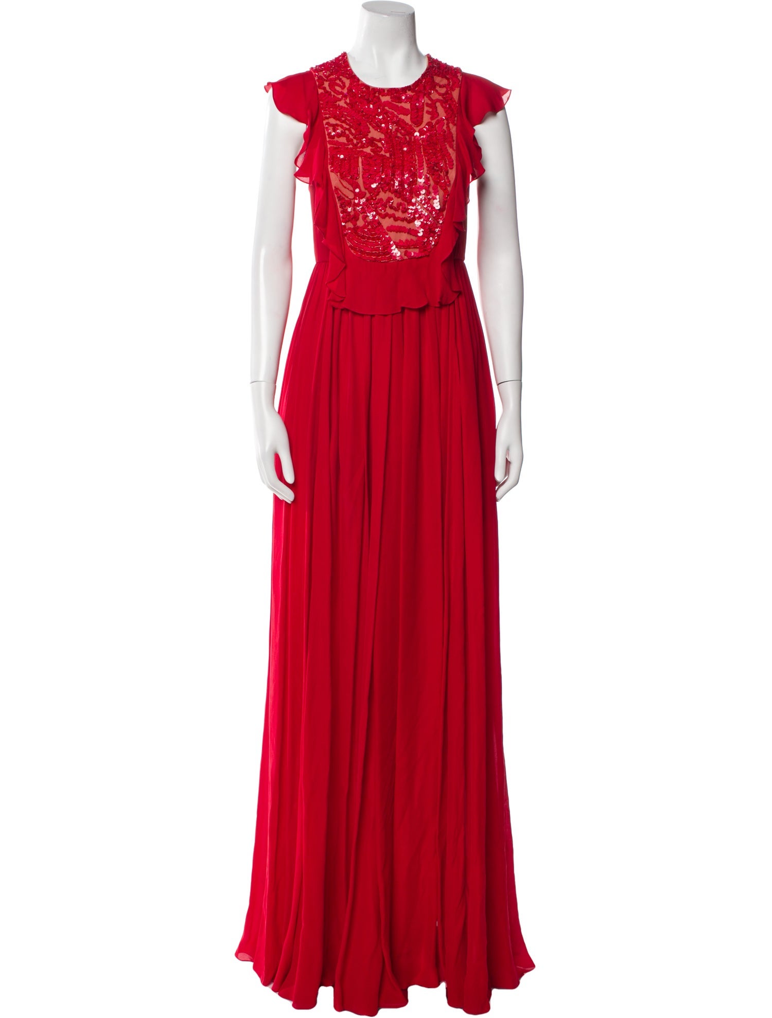 Elie Saab Silk Long Dress
