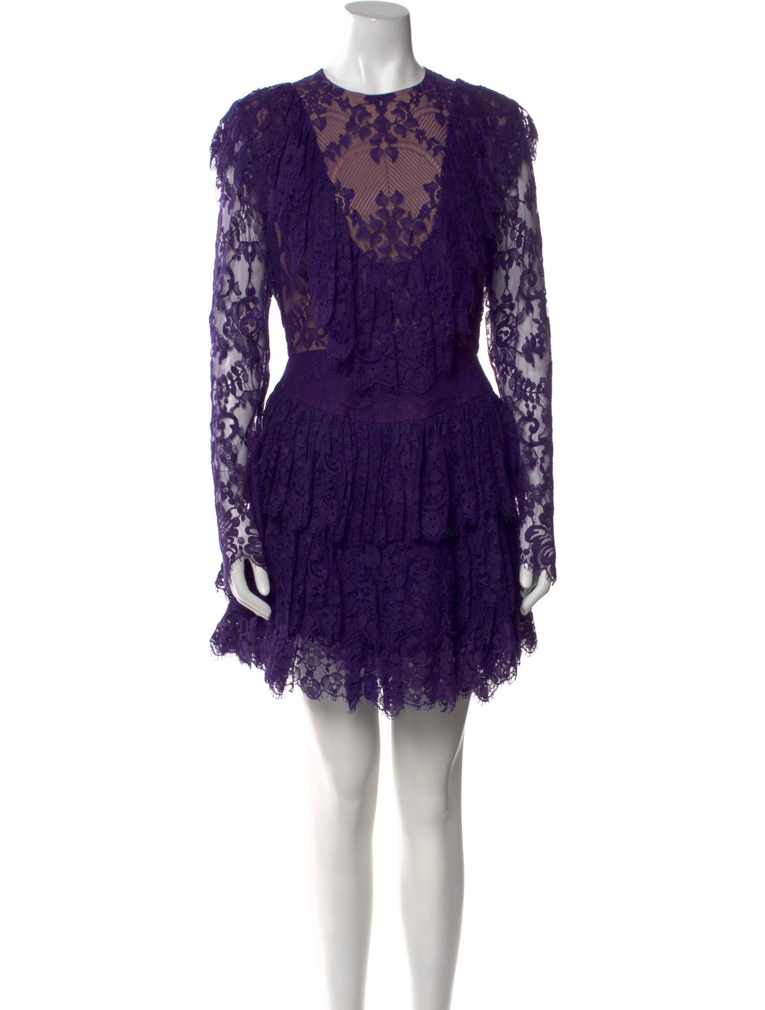 Elie Saab Lace Mini Dress
