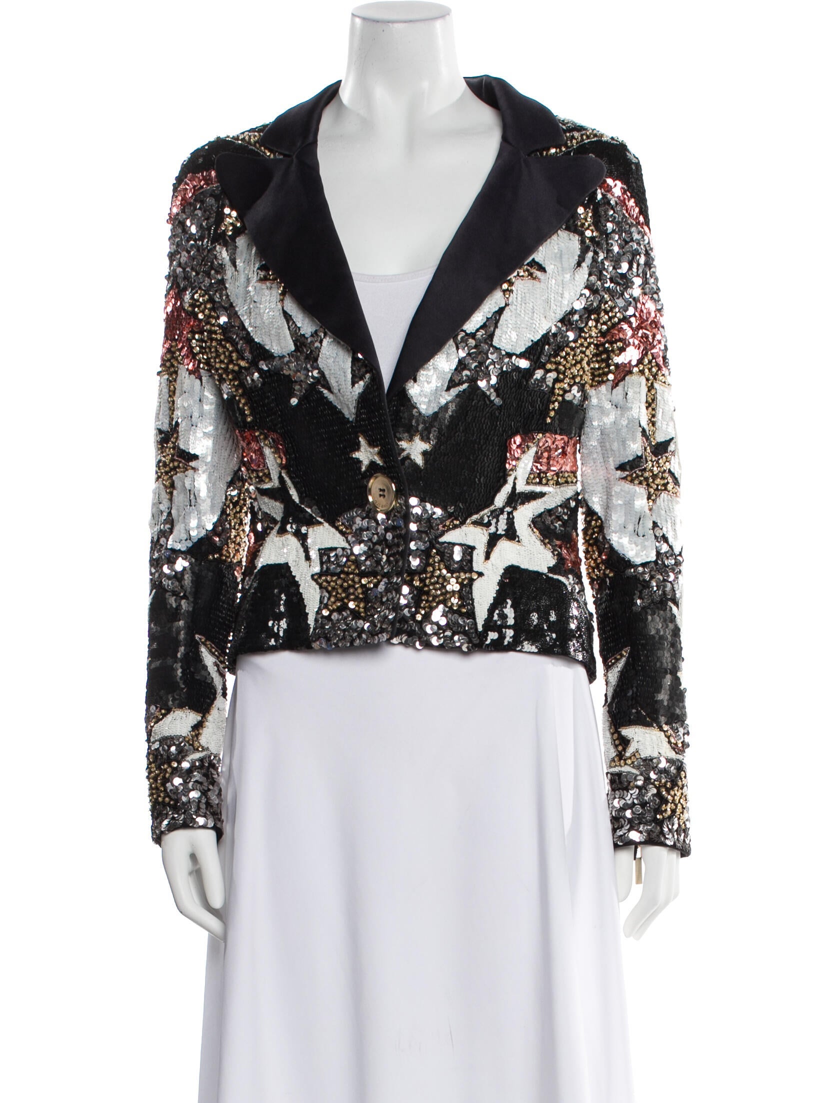 Elie Saab Floral Print Mini Dress