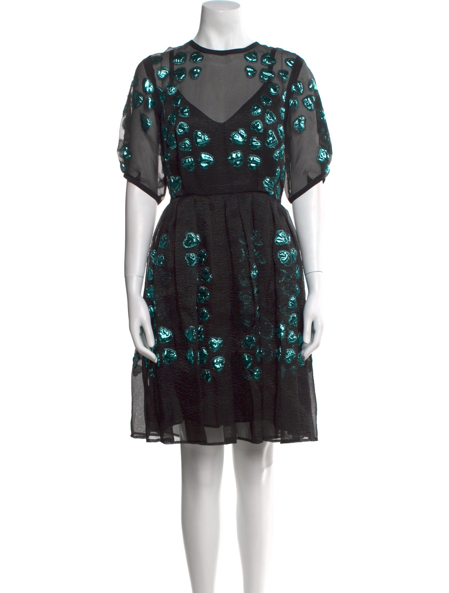 Elie Saab Patterned Knee-Length Dress