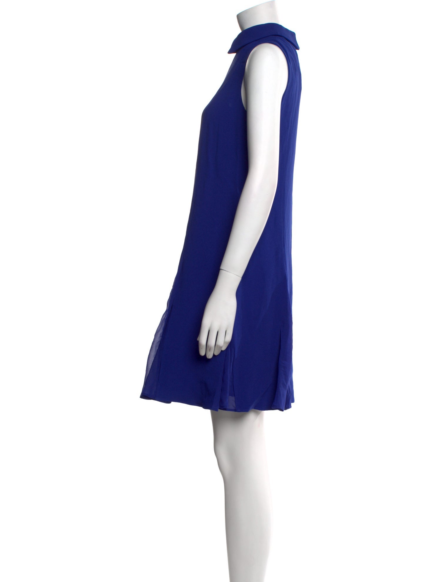 Elie Saab Mock Neck Mini Dress