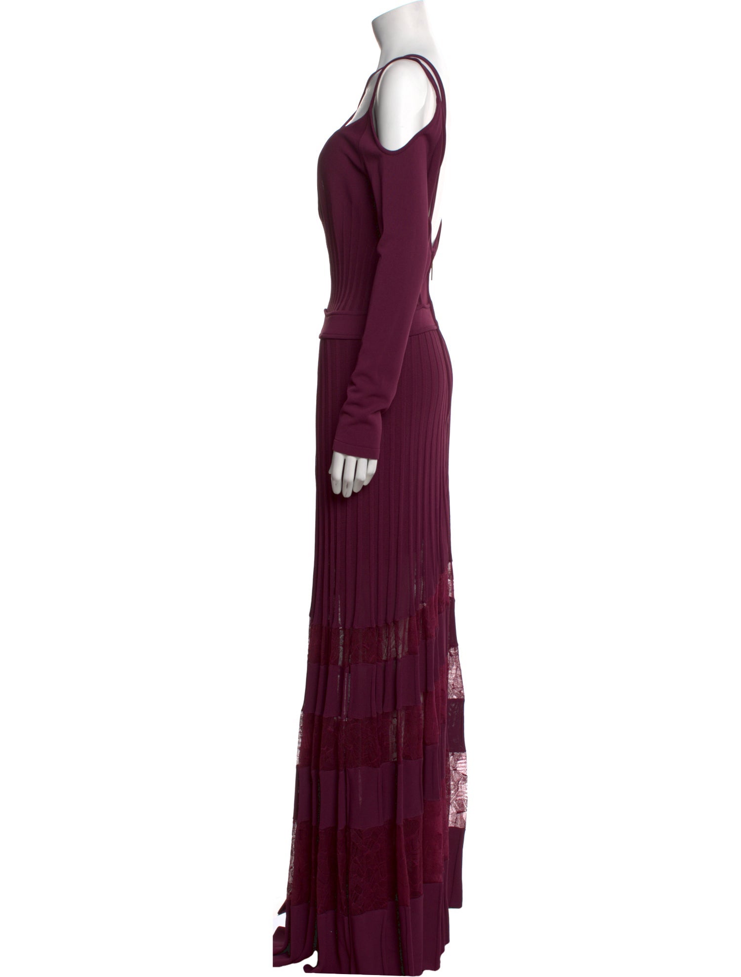 Elie Saab V-Neck Long Dress