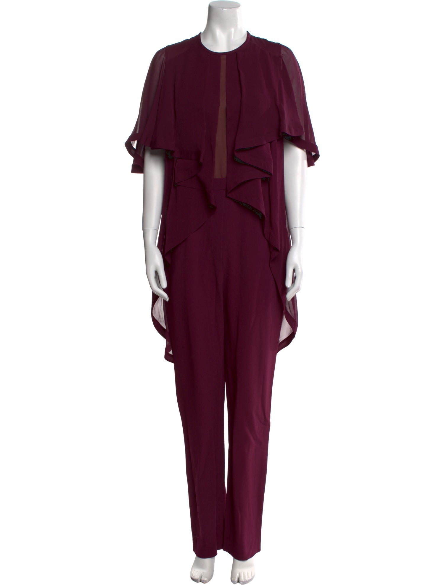 Elie Saab Crew Neck Jumpsuit